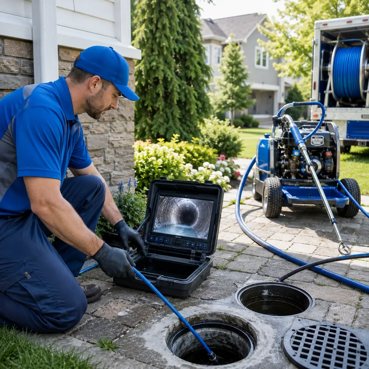 Outdoor drain cleaning professionals serving Trenton, TN